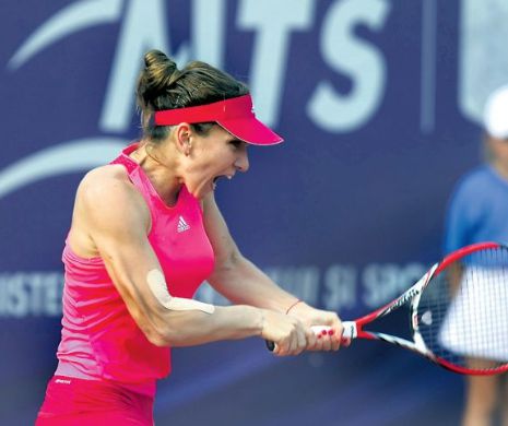 Simona Halep s-a dezlănțuit