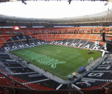 Stadionul echipei Şahtior Doneţk a fost GRAV avariat în urma unei explozii