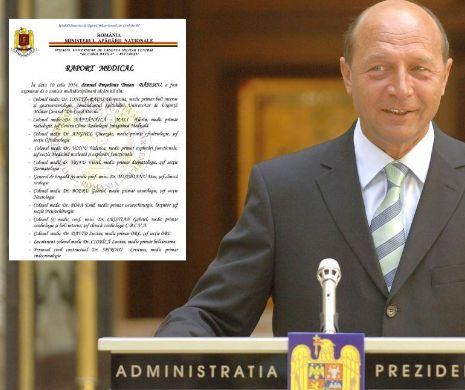 Traian Băsescu: Sunt SĂNĂTOS tun! Am BOALĂ pe hoți!