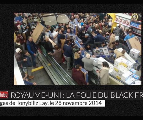 Black friday în SUA și Marea Britanie.VIDEO CU OAMENI CARE SE CALCĂ ÎN PICIOARE