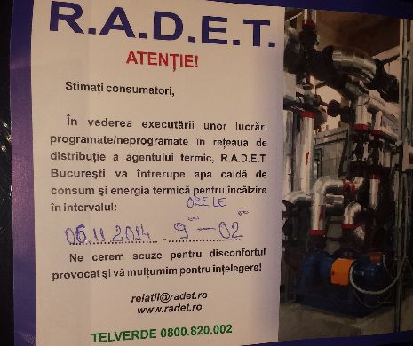 Bucureștenii au început să stea în frig, iar autoritățile îi iau peste picior cu anunțuri în bătaie de joc