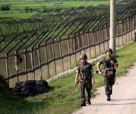 COREEA DE SUD a tras focuri de avertisment asupra unei patrule NORD-COREENE, lângă frontieră