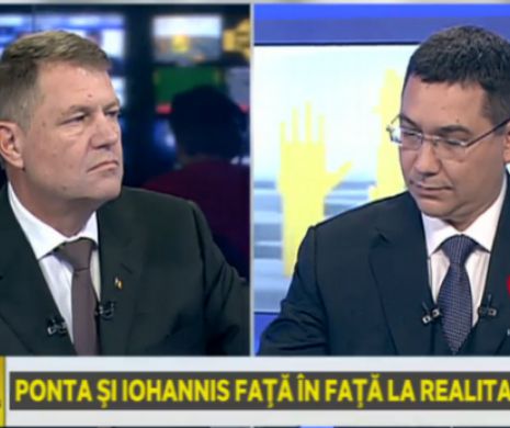 DEZBATERE ELECTORALĂ. Iohannis: Fiecare cetăţean are dreptul la vot. Ponta: E o lozincă