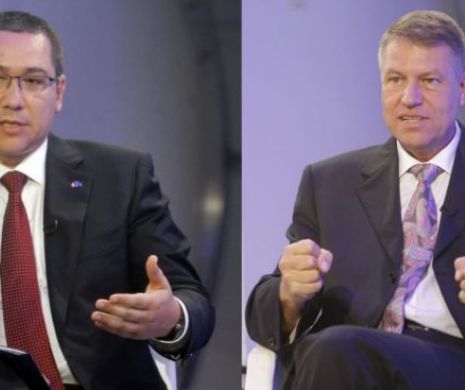 DEZBATERE ELECTORALĂ. Ponta către Iohannis: Aveți trei colegi condamnați; Iohannis - 38 la dumneavoastră, trei la mine