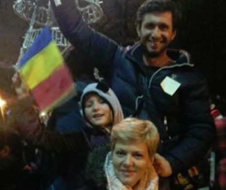 Dragoş Bucur, în stradă după victoria lui Iohannis