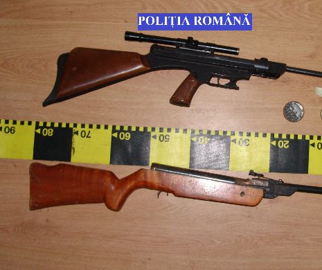 Înarmați fără drept. Doi bărbați sunt cercetați pentru uz de arme