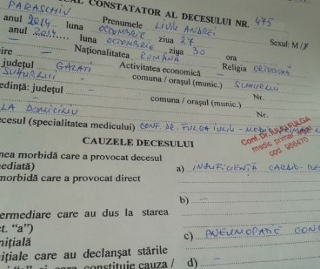 Incredibil! Ce au constatat legiștii la autopsia bebelușului care a murit la câteva ore de la externare