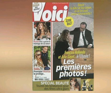 Președintele Franței, cu amanta la vedere