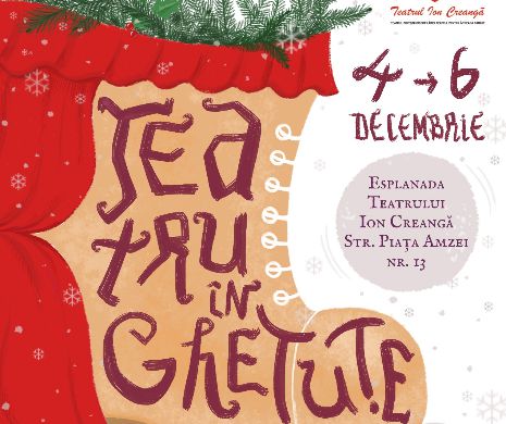 Teatrul Ion Creangă vă invită să puneți teatrul pe... ghetuțe!
