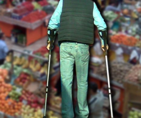 TULBURATOR! Un faimos milionar din Romania, in carje printre cartofi si patrunjel