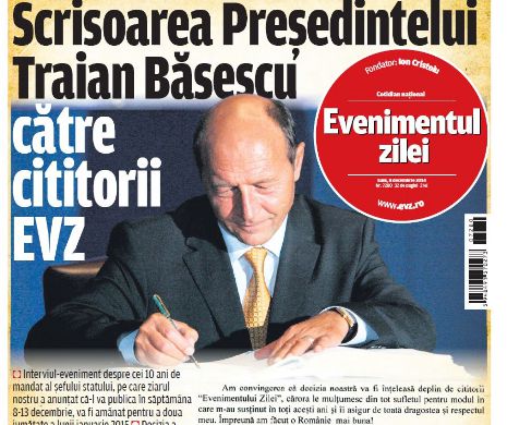 Ce puteţi citi în Evenimentul zilei de luni, 8 decembrie