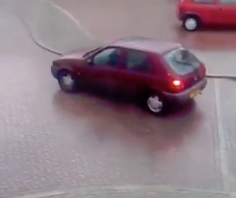 Ce se poate întâmpla şoferilor pe polei.VIDEO DIN ANGLIA