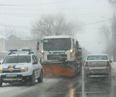 CNADNR: Atenţie, polei în Botoșani, Iași, Vaslui, Galați, Suceava, Neamț, Bacău și Vrancea