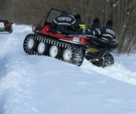 Generalul Gabriel Oprea a trimis MAȘINI DE LUPTĂ împotriva „Generalului Iarnă”