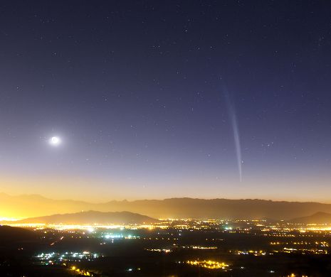 La noapte apare COMETA Lovejoy