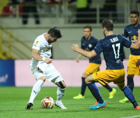 LIGA EUROPA. Red Bull Salzburg - Astra Giurgiu, 5-1. Vicecampioana Ligii I, UMILITĂ de austrieci