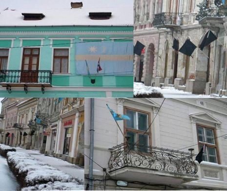 Prefectul de Covasna anunță o anchetă în cazul steagurilor negre arborate de 1 Decembrie