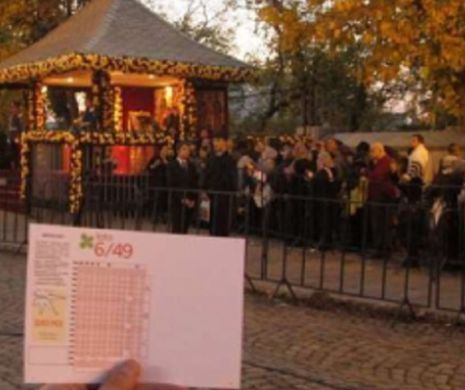 A dus un bilet de LOTO 6/49 la moaștele Sf. Dimitrie cel Nou și apoi a scos tichetul "proaspăt sfințit" la VÂNZARE