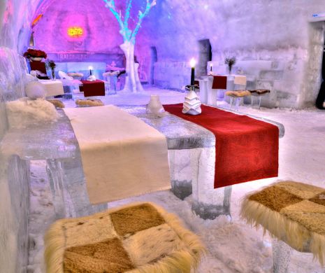 Cum arată cele mai SPECTACULOASE opt hoteluri de gheață din lume. Pe listă se află și Ice Hotel de la Bâlea