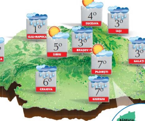 Temperaturi mai ridicate decât cele obișnuite, pentru jumătatea lunii ianuarie