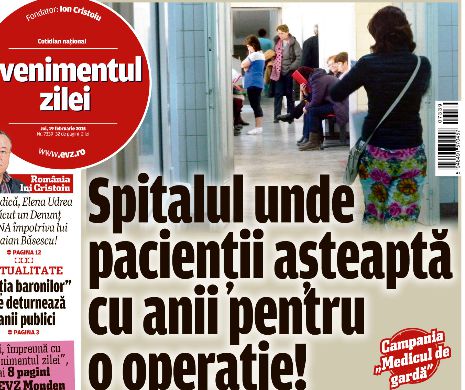 Ce puteți citi în Evenimentul zilei de joi, 19 februarie