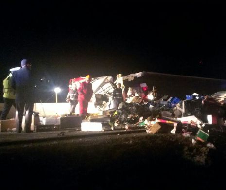 CLUJ. Un șofer de TIR a murit într-un accident pe Dealul Feleacului în celebra Curba a MORȚII