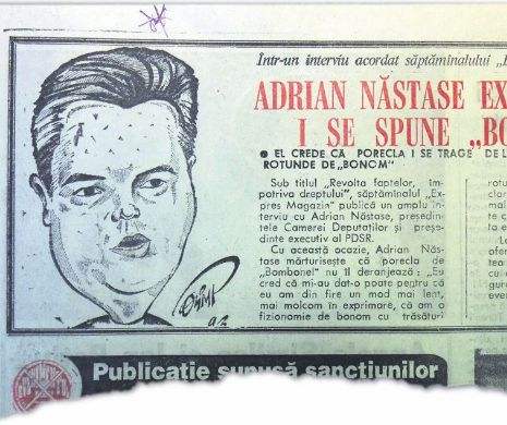 Memoria EVZ. De unde i se trage lui Adrian Năstase porecla de „Bombonel”
