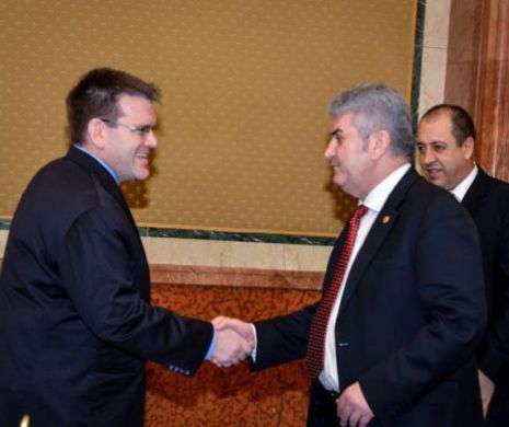 OFICIAL SUA, la Guvernul României. Dean Thompson a discutat cu Gabriel Oprea despre SECURITATEA transportului echipamentului militar SECRET pentru SCUTUL ANTIRACHETĂ de la DEVESELU