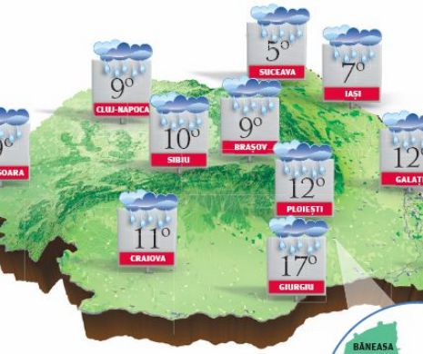 PROGNOZA METEO. Primăvara bate la ușă, cu temperaturi chiar mai ridicate decât ar fi normal la această dată