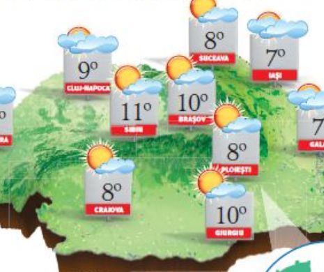 PROGNOZA METEO. Vreme frumoasă și caldă în ultima decadă din luna februarie