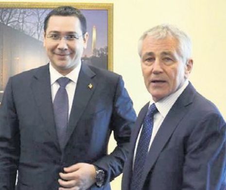 Vizită la Pentagon. În SUA, Ponta a fost primit de Secretarul Apărării