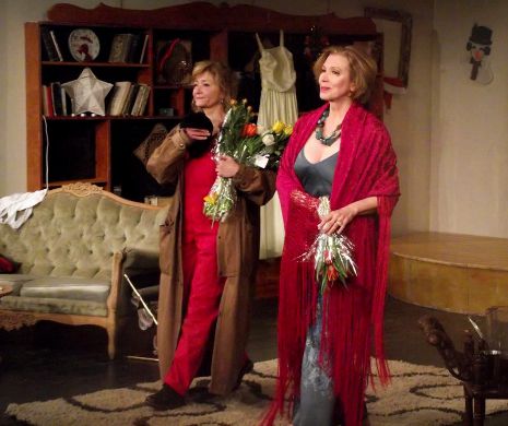 CRONICĂ DE TEATRU. „Aici nu-i de joacă″, o broşă cu două smaralde - Catrinel Dumitrescu şi Victoria Cociaş