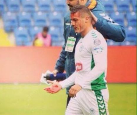 FOTO. Gabriel Torje, accidentare groaznică în Turcia