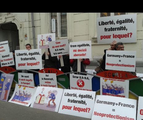 GERMANIA ȘI FRANȚA forțează mâna ROMÂNIEI sa crească salariile șoferilor! Proteste de AMPLOARE în CAPITALĂ!