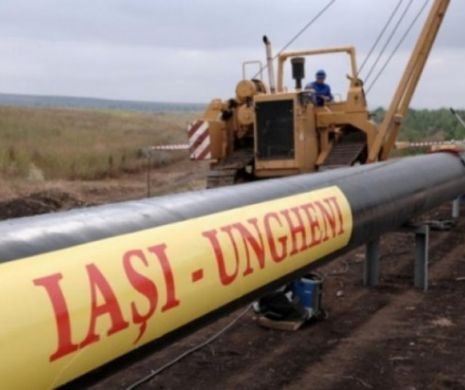 Iași-Ungheni, gazoduct operațional