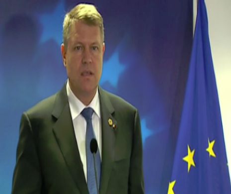 Klaus Iohannis şi-a întrerupt de două ori discursul la Bruxelles. Aflaţi de ce