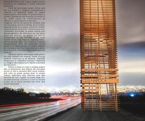 Pe ce aruncă Primăria Cluj Napoca peste 70.000 de lei. TURNURI la intrare în Cluj Napoca. VOUĂ VA PLACE IDEEA?