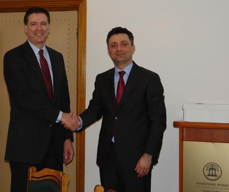 Procurorul general Tiberiu Nițu s-a întâlnit cu directorul FBI și consilieri acestuia