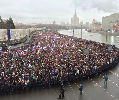 Rușii, înfuriați de uciderea opozantului lui Putin
