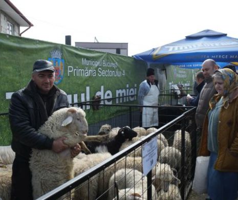 De Florii, bucureștenii au tăiat miei și au dezlegat, pe lângă pește, și mititei