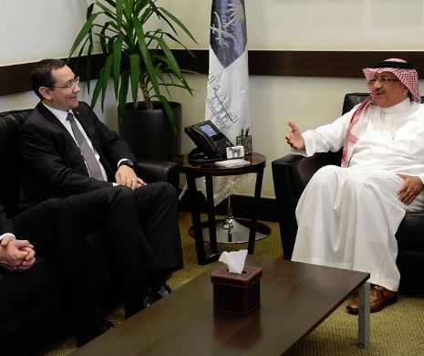 Ponta: Arabia Saudită e un actor major în regiune şi în lume şi un posibil partener nu doar politic, ci şi economic pentru România