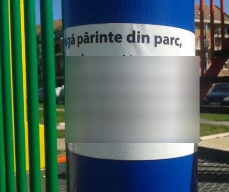 Surpriza! Ce biletel a gasit un parinte cand si-a dus copilul in parc
