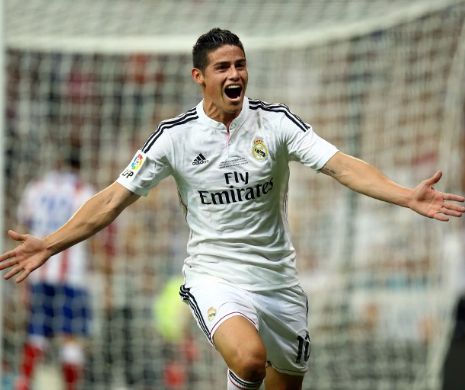 VIDEO. ,,Golazo” marca James Rodriguez. Mingea lovită de columbian a atins o viteză ameţitoare