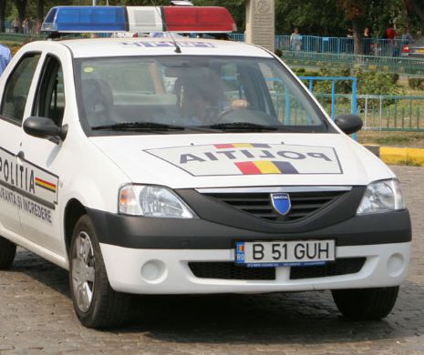 ACCIDENT ca în filmele cu prosti. Două mașini de poliție s-au ciocnit în centrul Clujului