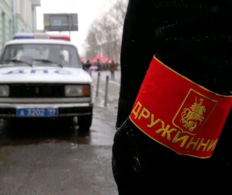 Milițiile CIVILE ale lui Putin trimise să facă ORDINE pe străzile Moscovei