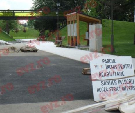 Poate luați și molozul din drum când deschideți parcul!