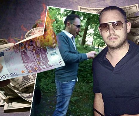 Ultima aroganta! Filmat in timp ce isi aprinde trabucul cu 500 de euro