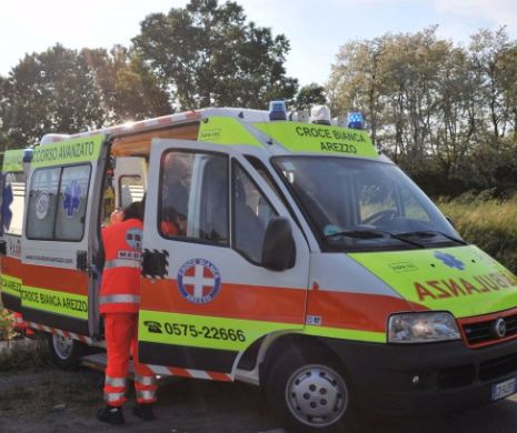 Un camion condus de un ROMÂN s-a răsturnat peste un autoturism în Italia
