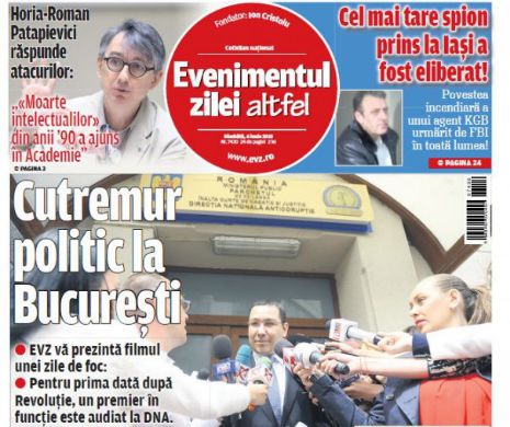 Ce puteţi citi în Evenimentul zilei de sâmbătă, 6 iunie