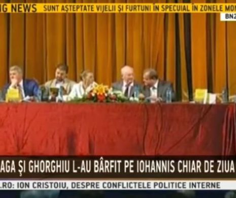 GLUME pe seama lui Klaus Iohannis între Vasile Blaga și Alina Gorghiu. "Mai multe am concretizat cu tine, decât cu el"